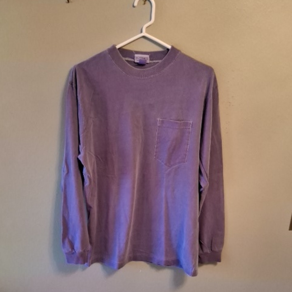 J. Peterman Lavender Long Sleeve Tee